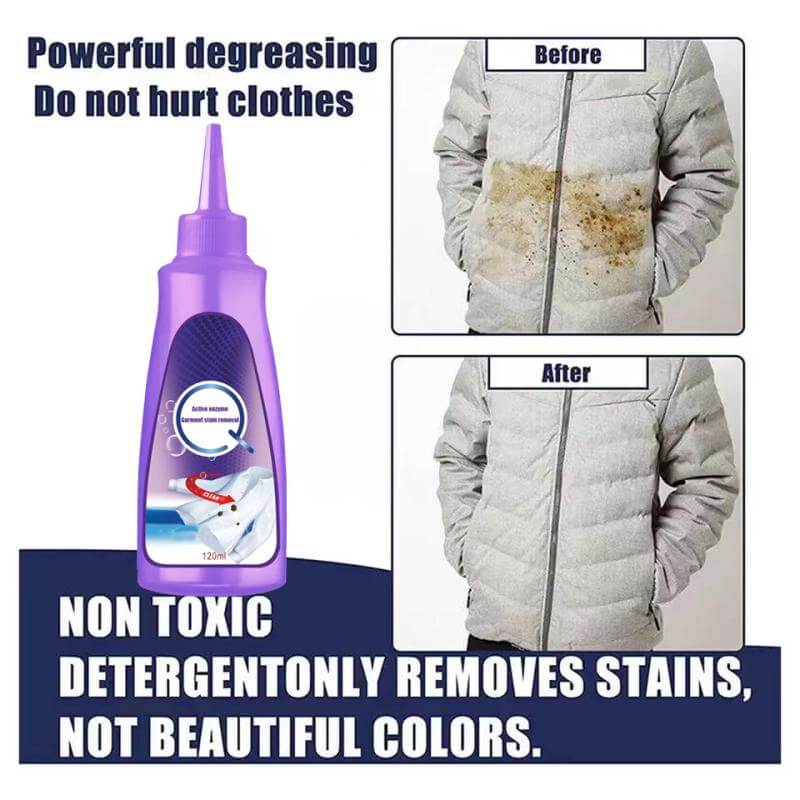 Buy 1 Get 1 Free! Active Enzyme Clothing Stain Removal Agent