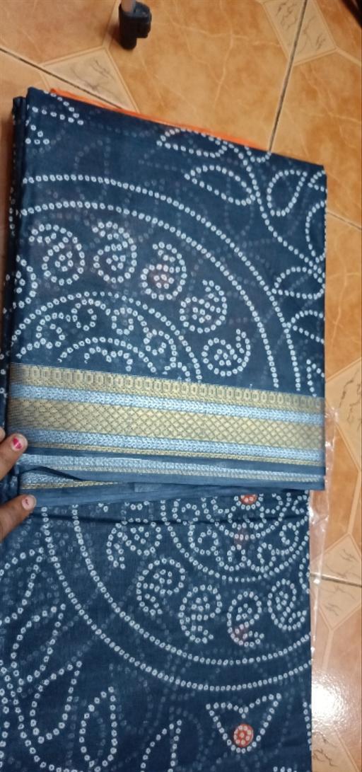 COTTON BANDHANI SAAREE