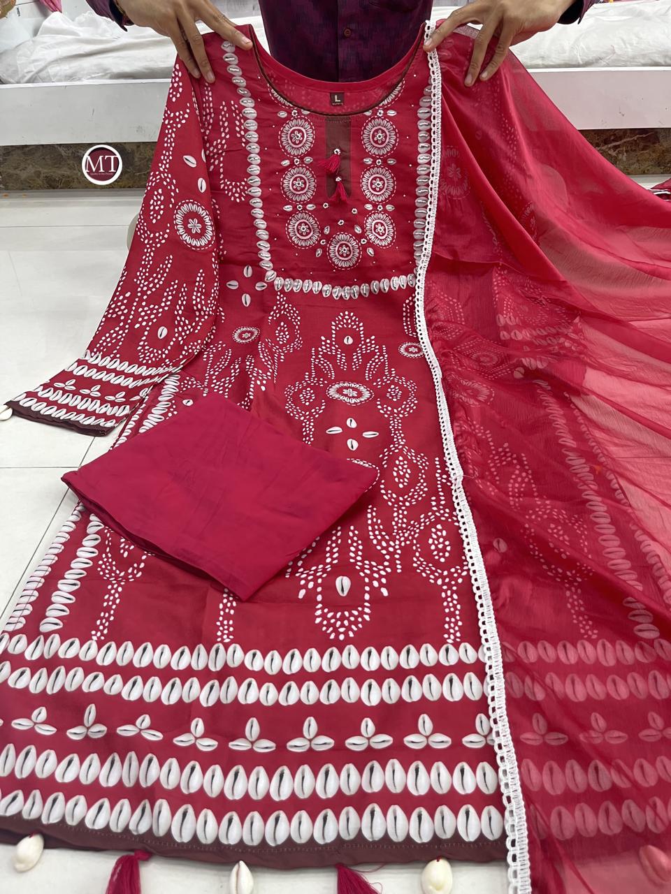 Red Kodi Suit Set