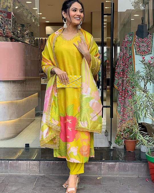 KURTI PANT WITH DUPATTA