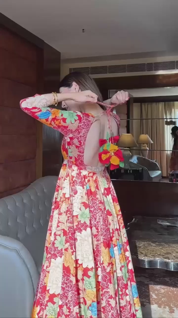 Floral Vibrant Suit set
