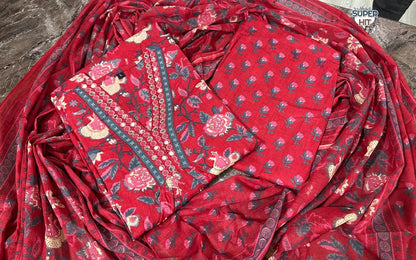 Anarkali Kurta Pant Dupatta