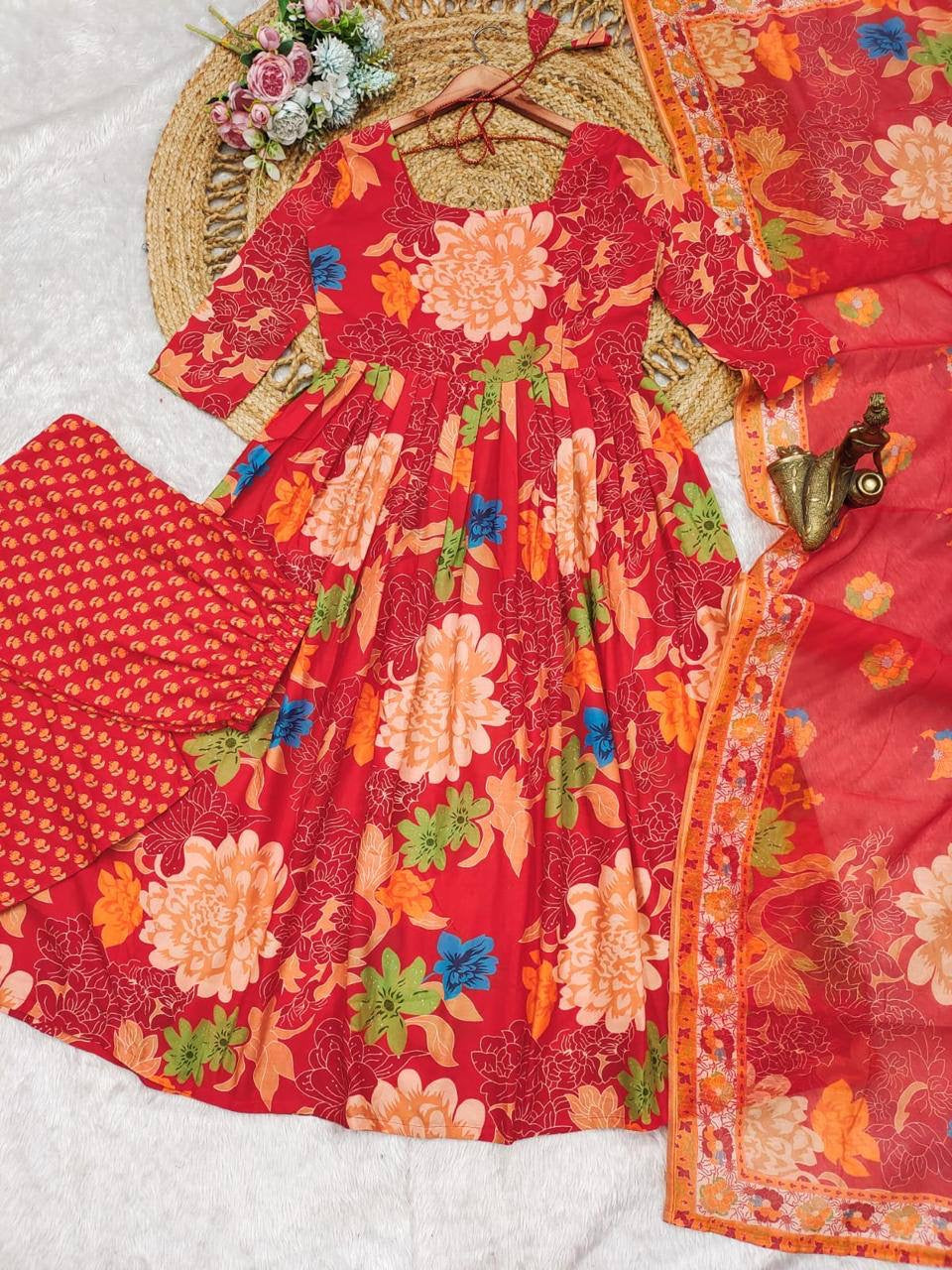 Floral Vibrant Suit set