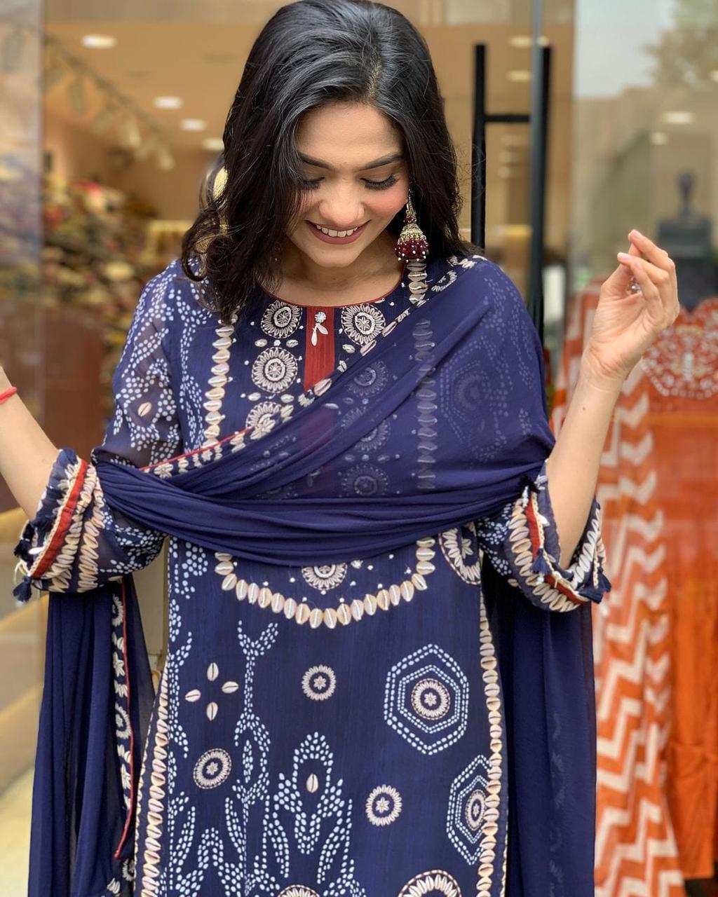 Blue Kodi Suit Set