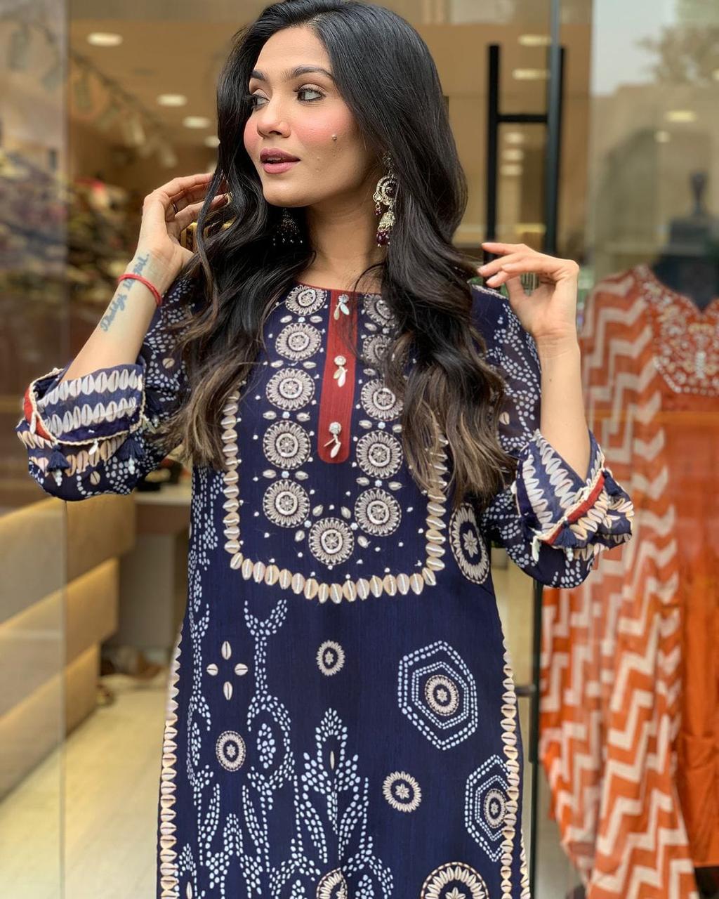 Blue Kodi Suit Set