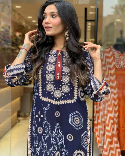 Blue Kodi Suit Set