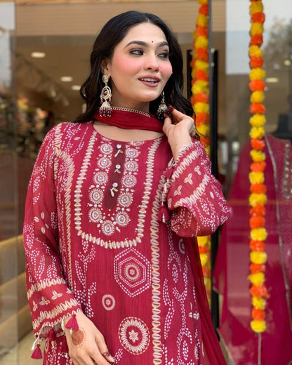 Red Kodi Suit Set