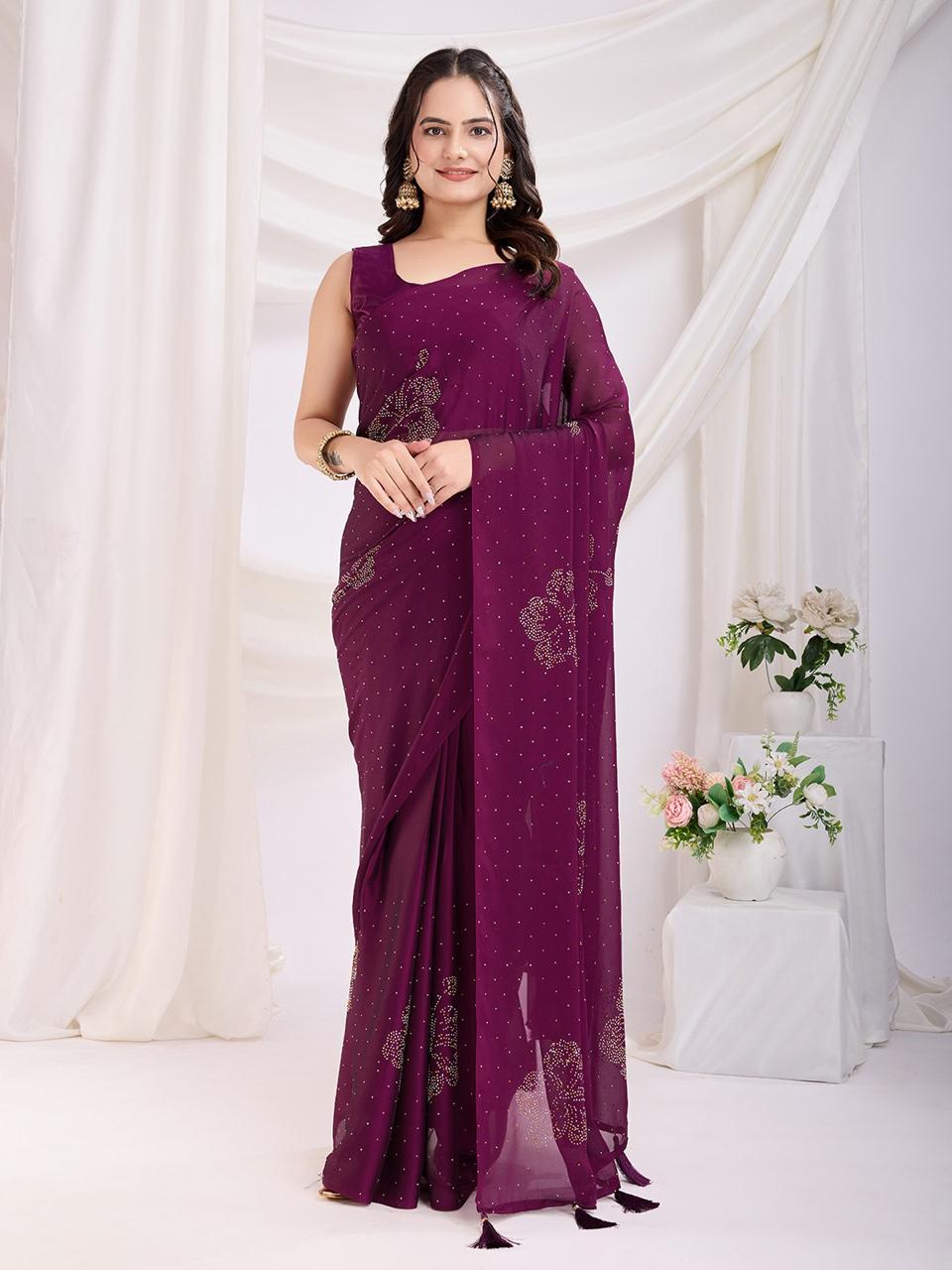 Ready to wear Silk Saree