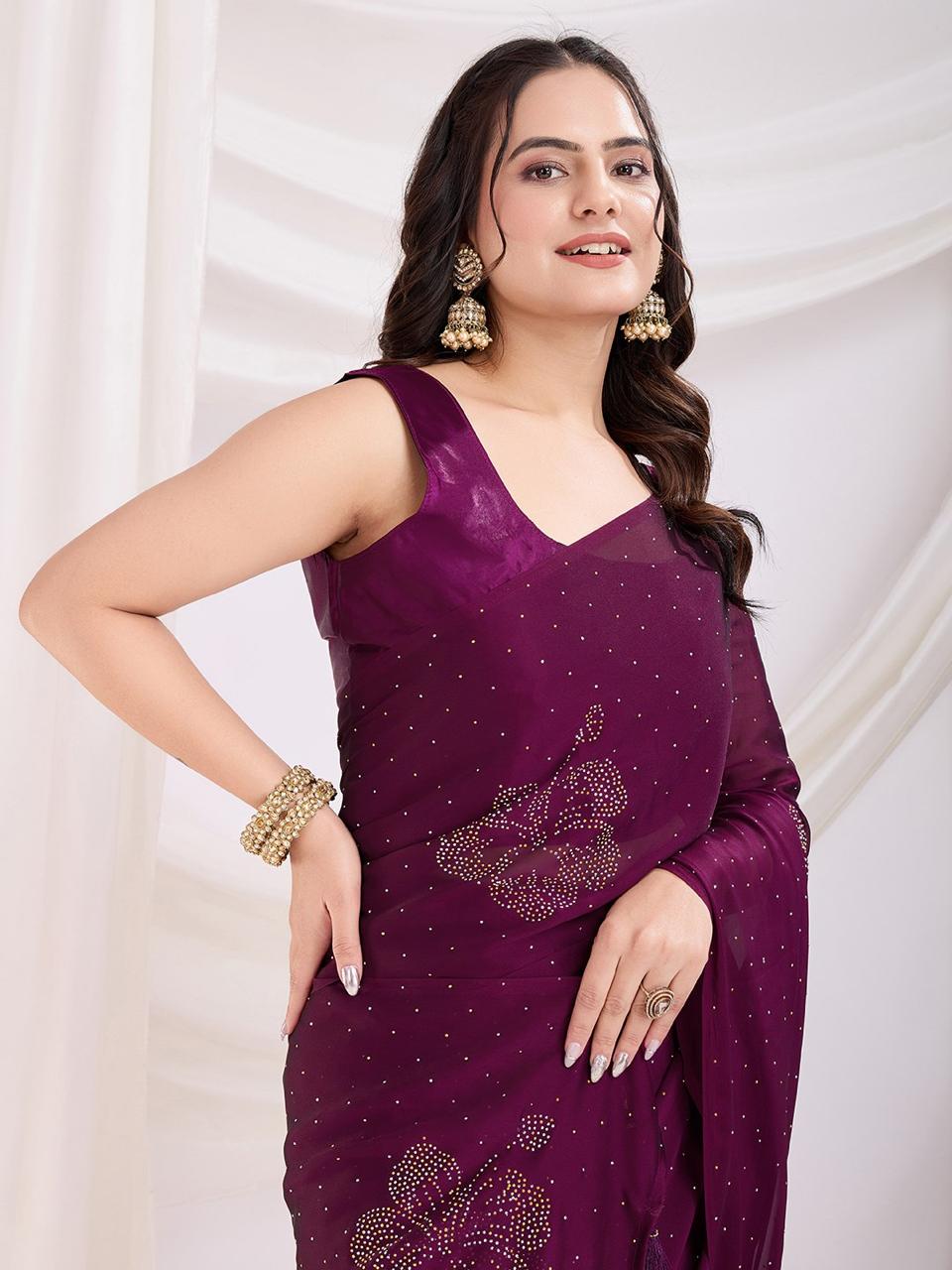 Ready to wear Silk Saree