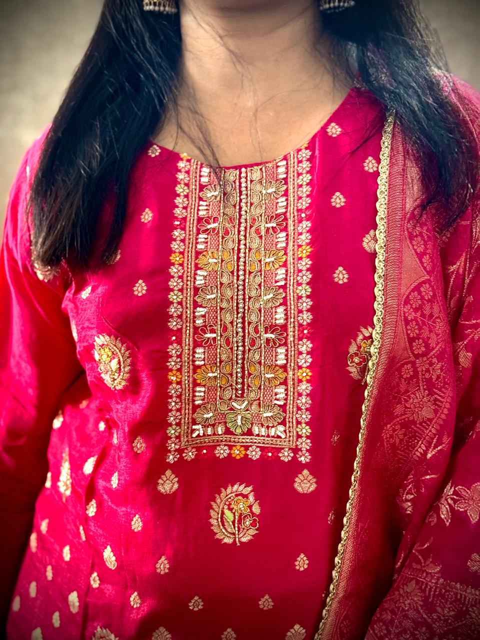 Party wear Designer Silk Suit