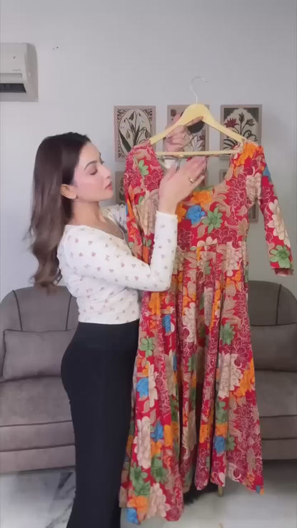 Floral Vibrant Suit set